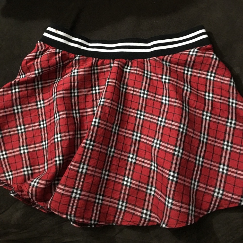 Flannel designed skirt